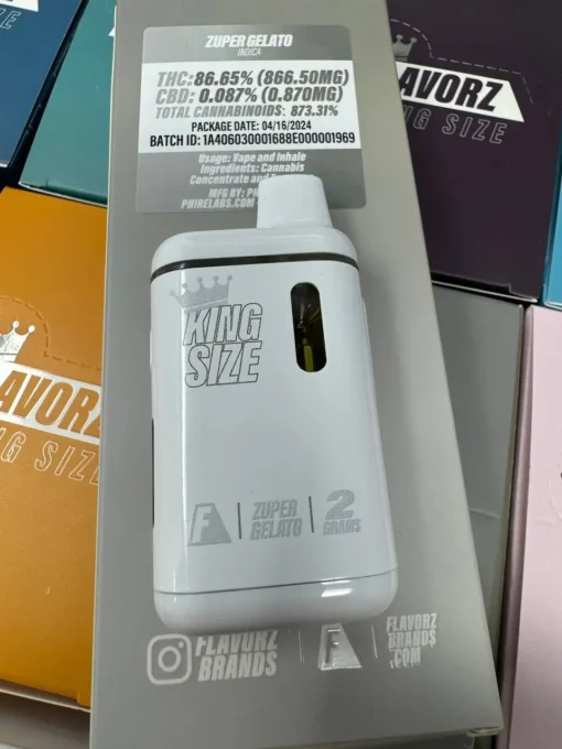 flavorz 2 gram disposable